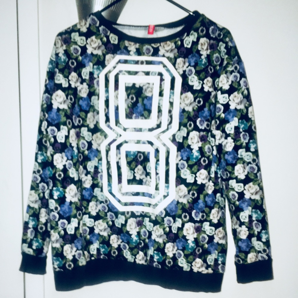 Floral sweater